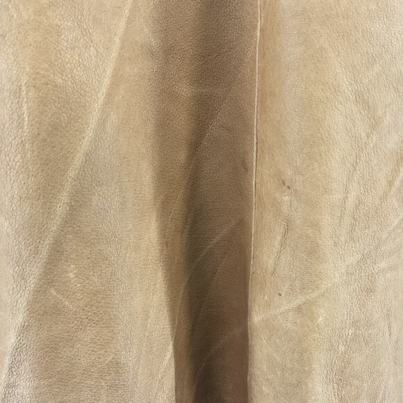 Santa Fe VTG Tan Fringed Studded Leather Blazer Jacket Size XL Preowned - Picture 5 of 5